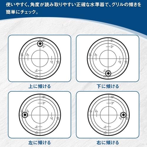 Set of 4 Mini Levels, 32mm Diameter, for Inclination Measurement, Leveling, and Level Calibration, Tool-Mounted, Transparent, Compact, with Graduated
