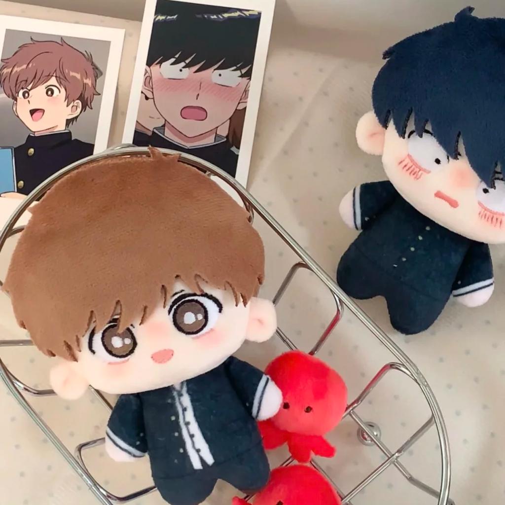 10cm Anime Go For It Nakamura Okuto Aikichi Hirono Cosplay Keychain Plush Cotton Doll Backpack Pendant Cute Gifts