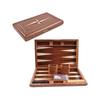 Houten Backgammon Set met Opvouwbaar Ontwerp