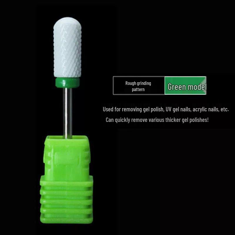 

Керамическая шлифовальная головка для ногтей для удаления ороговевшей кожи и маникюра - Универсальная, Термостойкая