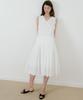 LETTERA Ruffle Long Dress_White