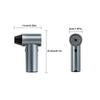 X7 Turbo Blower Fan Mini Turbo Jet Fan Violent Turbofan USB Rechargeable 40mm Culvert Brushless Motor High Speed Duct Blower
