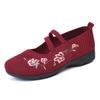 Women's Shoes Slip-on Flat Embroidered Shoes, Soft Sole Elastic Mom Shoes - Women's Summer Shoes Free Shippiing Shoes2026