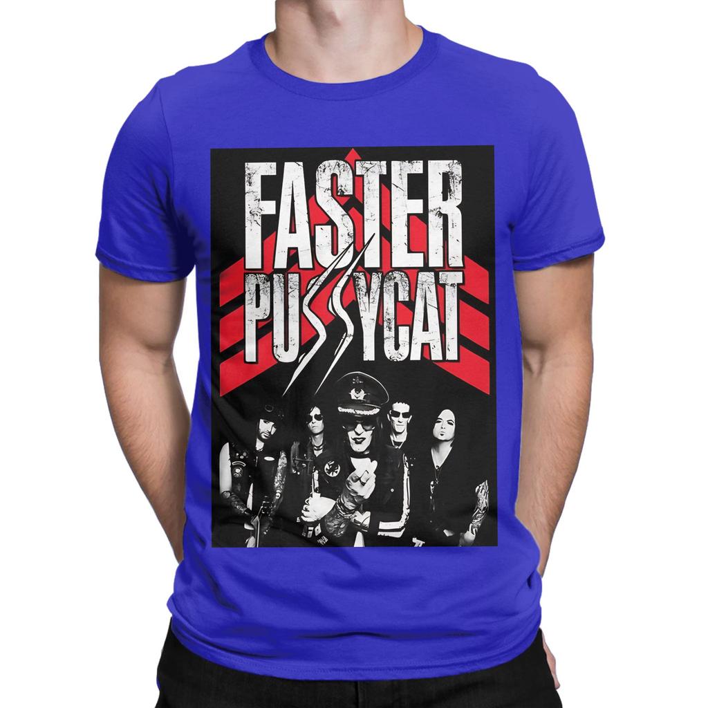 Faster Pussycat Band Funny 100 Cotton Tshirt Faster Pussycat Tees Tops For Unisex