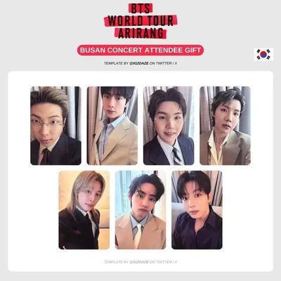 BTS (Bangtan Boys) Concert Photocard