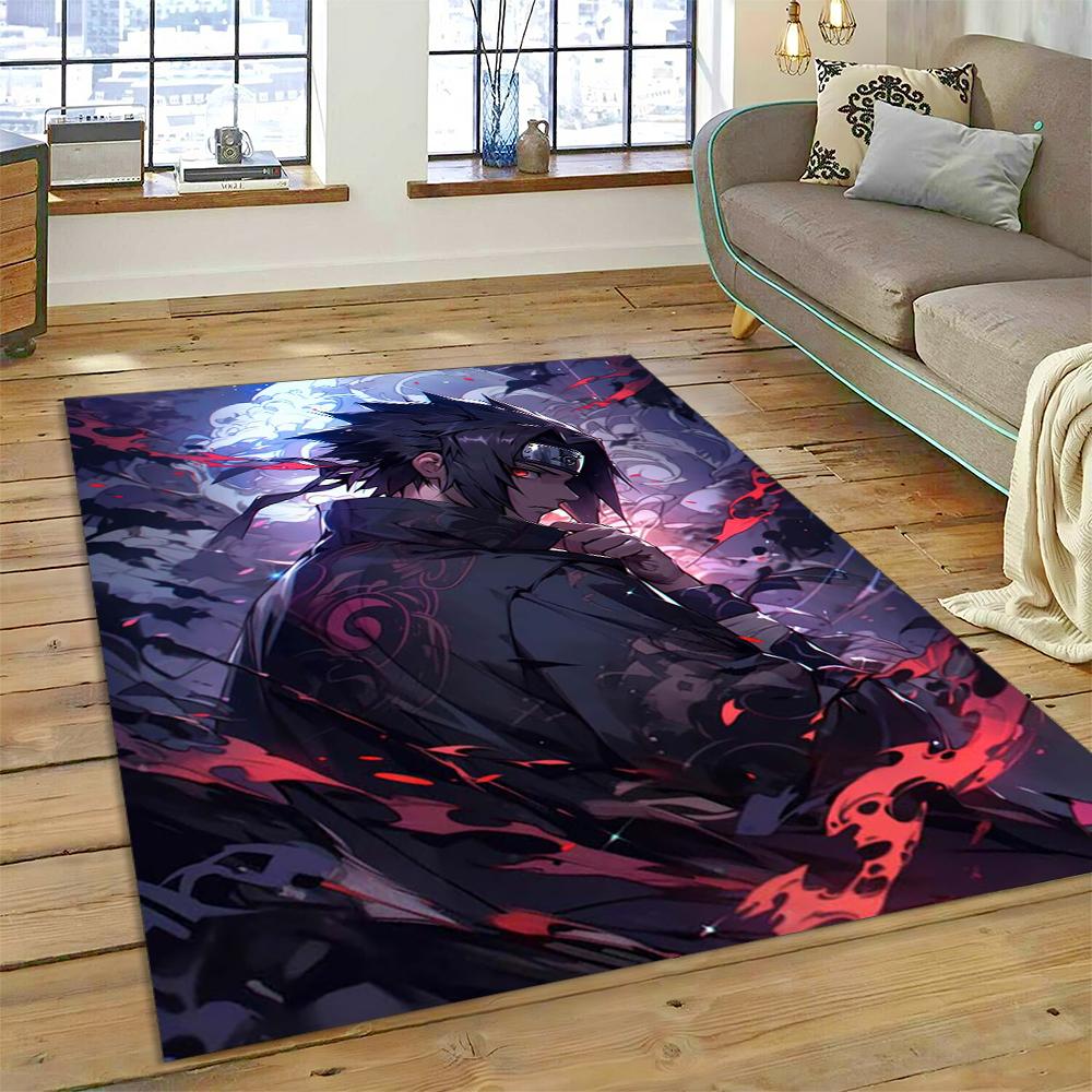 3D Anime I-Itachi Japan Cartoon Carpet Rug for Living Room Bedroom Home Sofa Decoration,Kids Play Non-slip Floor Mat