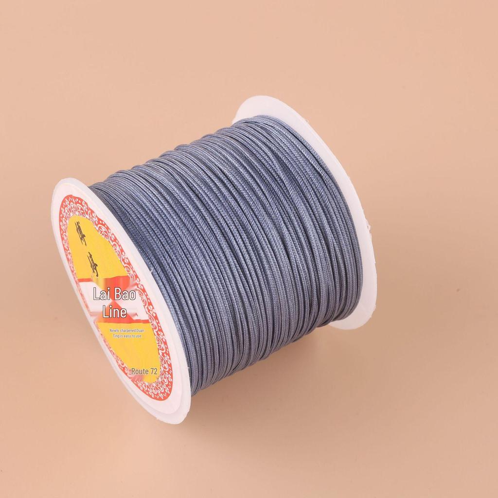Boting Jade No. 72 0.8mm Nylon Thread for DIY Braided Cord Bracelet Weaving and Pendant Making.