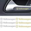 Nowe 3 szt. Metalowe Naklejki Dekoracyjne z Emblematem na Klamkę Wewnętrzną Drzwi Samochodu dla Volkswagen Polo GTI Golf Jetta Beetle Polo Touran Passat