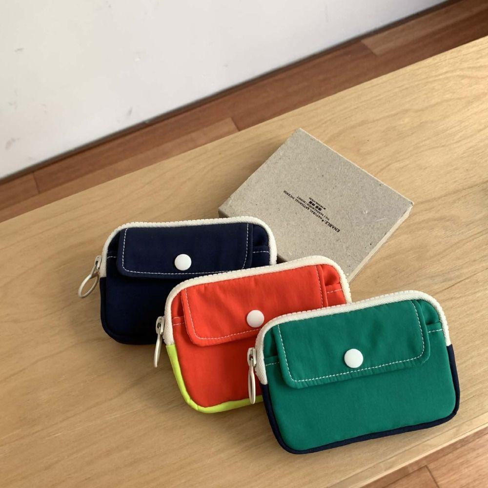 

Large Capacity Small Makeup Lipstick Bag Korean Style Mini Nylon Storage Bag Students