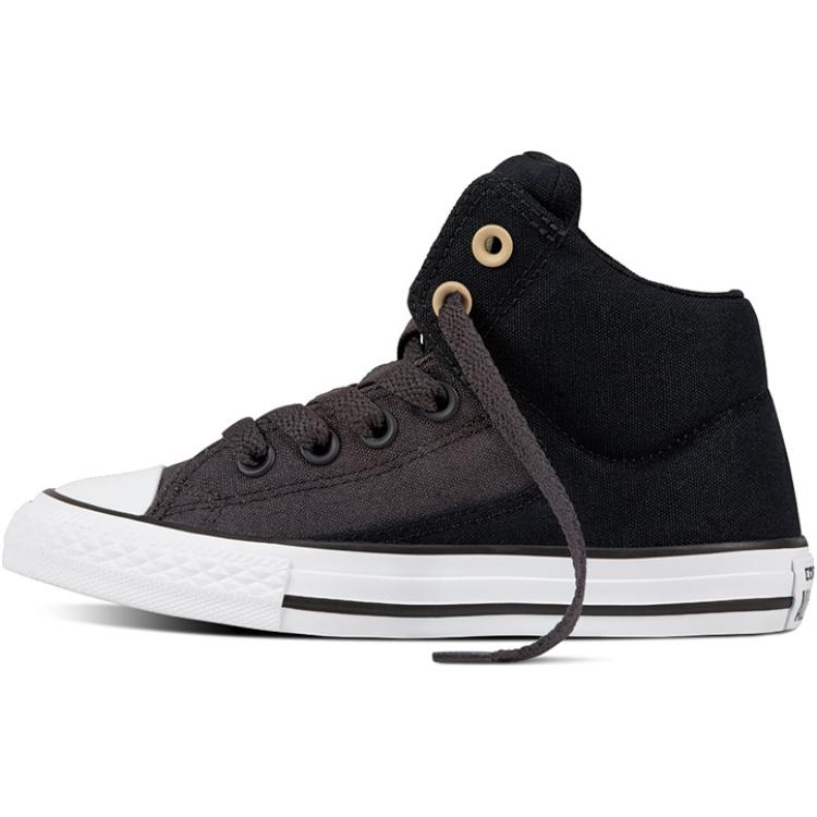 

Converse Chuck Taylor All Star High Street Удобные Универсальные Повседневные Амортизирующие Прочные Высокие Кеды из Канваса Детские Кроссовки Черные 659979C 27