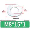 Extra Large Galvanized Metal Flat Washers - Sizes M1.6 to M14