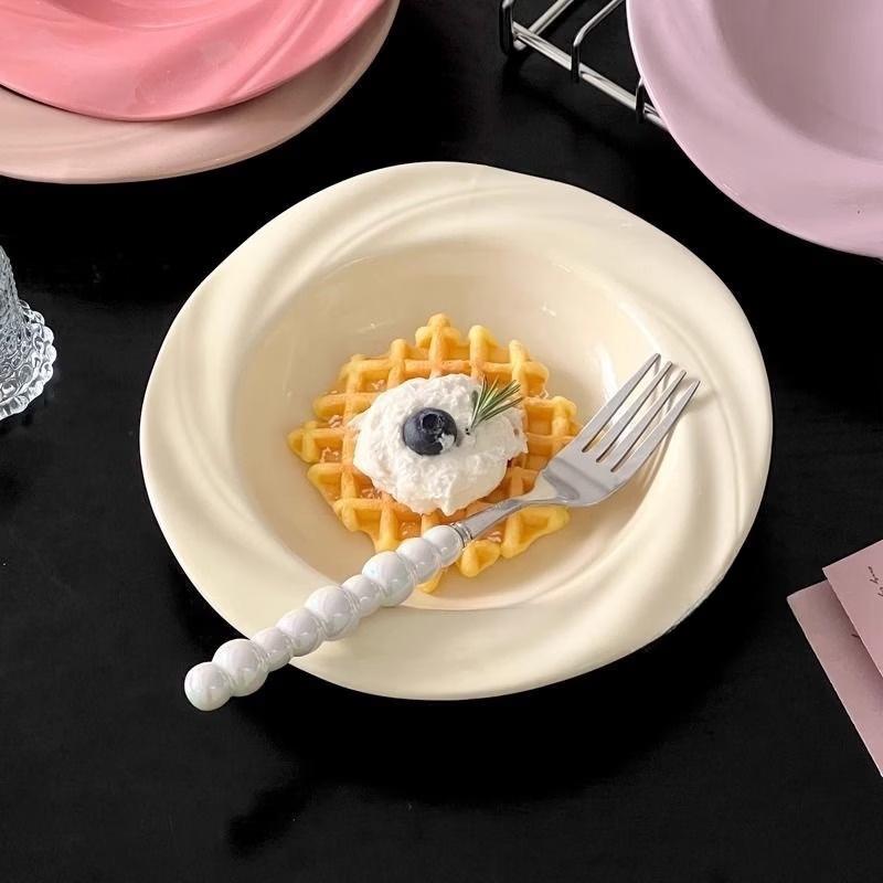 RuHan Ceramic Flower Serving Plate