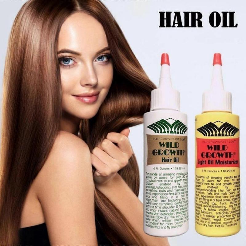 Wild Growth Hair Oil, Light Oil Moisturizer or Pack Hair Oil 4oz