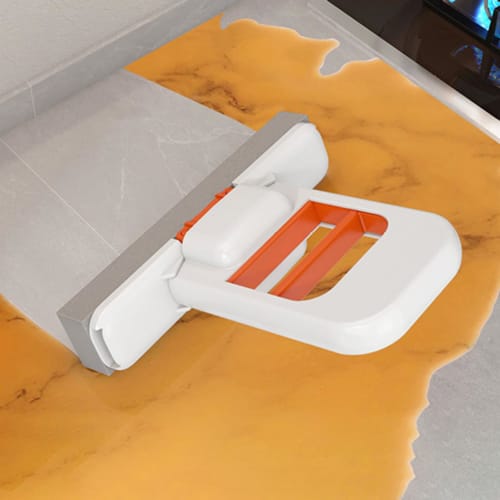 Mini Mop, No Hand Washing Required, Handheld Sponge Mop, Foldable, Wet/Dry Use, Easy One-Hand Use, Absorbent, Easy Storage, Easy Cleaning, Durable, Li