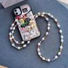 KKBEAD Pearl Phone Chain & Colorful Lanyard for Girlfriend's Mobile Case