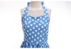 Retro Hepburn Style Polka Dot Wide Hem Dress
