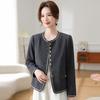 YUZHAOLIN Women's Autumn Boucle Style Short Jacket