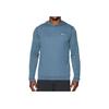 Under Armour Solid Color Logo Print Long Sleeve Hoodie Men Hoodies Blue 1289606-997