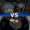 Partitioned Cargo Organizer Car Trunk Organizer, Compartments Design, Durable Waterproof Heavy Duty Vehicle Storage Oxford Container for And