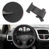 Car Styling Interior Accessories Microfiber Leather Steering Wheel Cover Trim For Peugeot 206 2007 2008 2009 207 Citroen C2