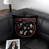 BBon JoviS Band Cushion Cover Natural Linen Organic Fabric DoubleSided Printing Sofa Home Decor Gift Pillow Case