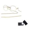 Chanel Rama ochelari colier simplu ramă ochelari optici aur aliaj femei ramă optică rotundă femei