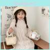 Stylish Korean Fashionable Girls Tote Bag Beautiful Simple Solid Color Design