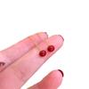 Red Beads Ear Wire - A Niche, Minimalist, High-end, Stylish, Versatile and Non-fading Trendy Ear Accessory.