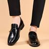 Men Leather Shoes Big Size Business Formal Casual Wedding Lace Up Shoes