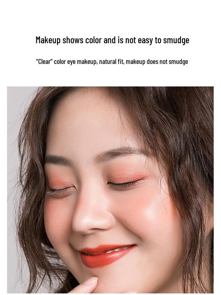 Daisy Man Nude Glitter Eyeshadow Palette: Waterproof, Four-Color Pearlescent for Beginners