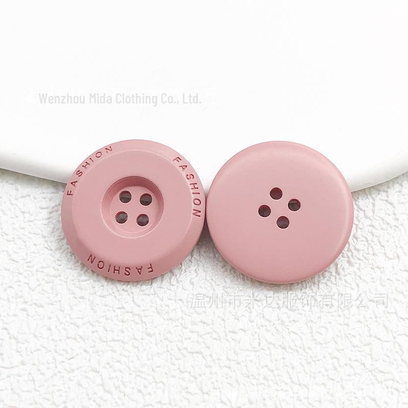Spray Paint Resin Buttons: Men’s & Women's Coat, Windbreaker, Colored & Sweater 4-Hole Buttons Available