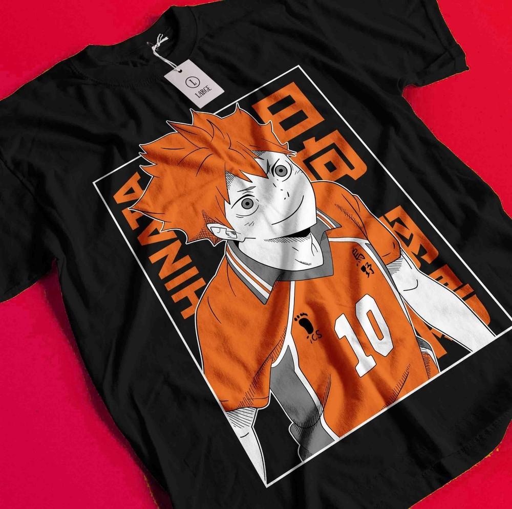 

Haikyuu Shirt Shoyo Hinata Tshirt Kuroo Kenma T-Shirt Kageyama Tsukishima Anime BB1215 4XL