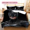 Batman Printed Bedding Set Duvet Cover Pillowcase No Filler, Soft Home Bedroom Decor, Perfect Gift for Fans.chl
