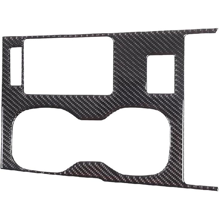 Car Center Console Gear Shift Panel Frame Trim Sticker,Fit for Lexus ES 2021 2022 2023 Model Real Soft Carbon Fiber Automotive Interior Accessories