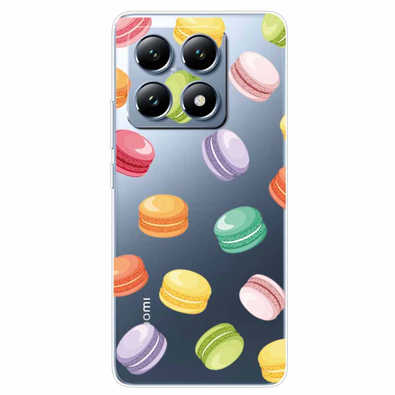 For Xiaomi 14T Case Transparent Cute Soft Silicone TPU Coque for Xiaomi 14t Pro Phone Cover Clear Capa Mi14T 14 t 14tPro Shells