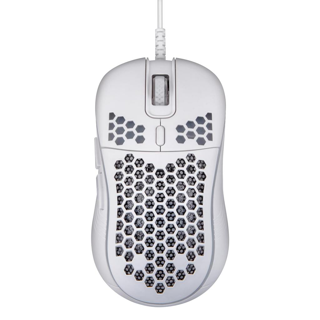 CENTURY Gaming Mouse RACEN RGB LT White LED 6 Buttons USB CRC-GMRGB02WT [IR / / / Wired]