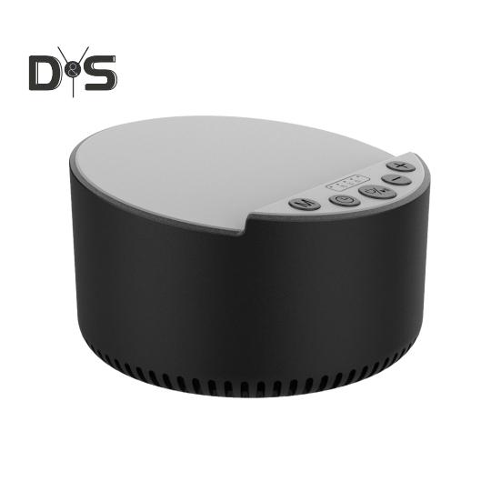 

Звуковая машина белого шума для терапии сна Компактный дизайн Портативный беспроводной генератор белого шума Bluetooth-совместимый динамик чёрный