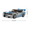 LEGO Speed Champions Nissan Skyline GT-R R34 Toy Building Set for Kids Ages 9-11 Vehicle Model 76917