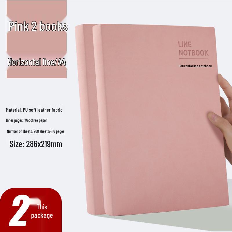 Large A4 Business Notebook - Thick Pages for Meetings and Daily Records