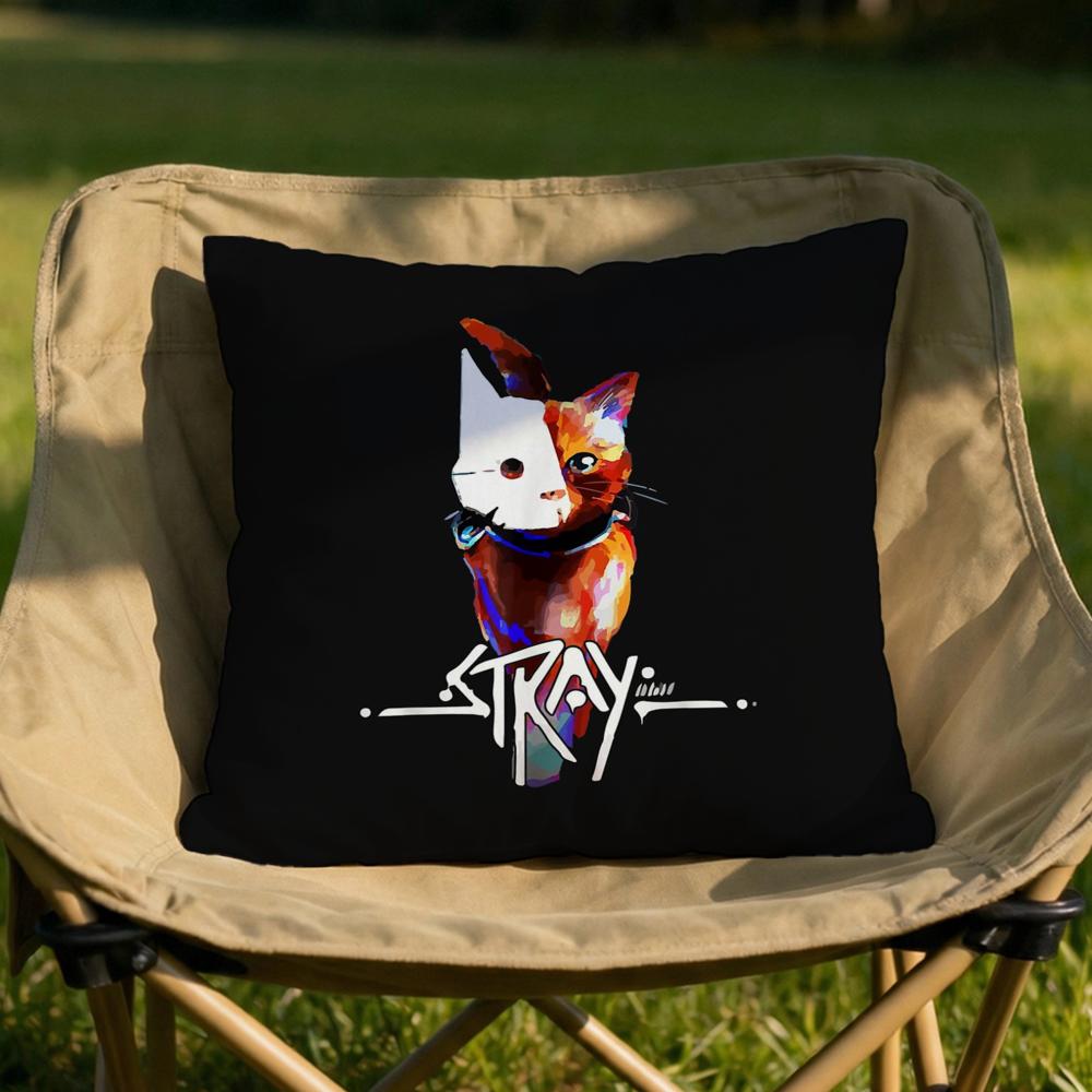 

Game SStray Cushion Cover Soft Reversible Durable Pillow Cover MultiScene Use for Home Car Daily Comfort 30X30cm