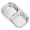 Thickened BBQ Plate 304 Rustless Steel Seasoning Plate Hot Pot Sauce Dish  Hot Pot Dipping Sauce