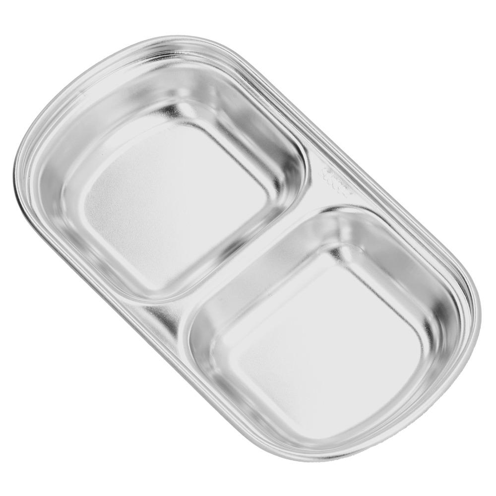 Thickened BBQ Plate 304 Rustless Steel Seasoning Plate Hot Pot Sauce Dish  Hot Pot Dipping Sauce