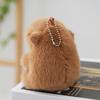 Stylish Capybara Keychain Stuffed Animal Keyring Ornament Adorable Plush Bag Pendant Accessories for Animal Lovers