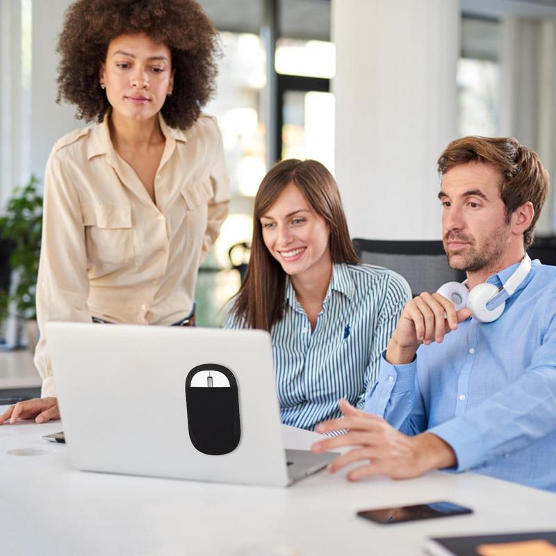 Mouse Storage Bag Adhesive Laptop Storage Bag External Hard Drive Holder Computer Tablet Accessories for Mouse Cables Battery