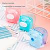 Deli Cartoon Cute Manual Pencil Sharpener for Kids - Plastic Student Stationery