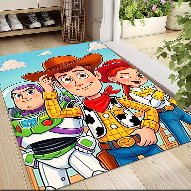 Toy Story Adventure Carpet Rug Soft Washable Antislip Home Living Room Sofa Mats Personalized Christmas Rug