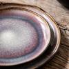 Yunmeng Brunch Plate Irregular Ceramic Steak Plate Restaurant Pasta Plate Retro Plate Export