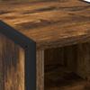 Nightstand Set of 2 Smoked Oak Finish 39.5 X 30 X 50 Cm Engineered Wood
