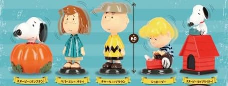 

Peanuts Bubble Head Doll Part 2 types set Gacha Gacha Capsule Toy Shaky! [5 (full complete)]