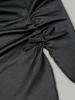 Dívky 8-12 let Letní 2dílná sada Dekorace mašlí Nepravidelný bandeau top Dlouhé zvonové kalhoty Neformální outfit